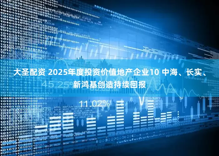 大圣配资 2025年度投资价值地产企业10 中海、长实、新鸿基创造持续回报